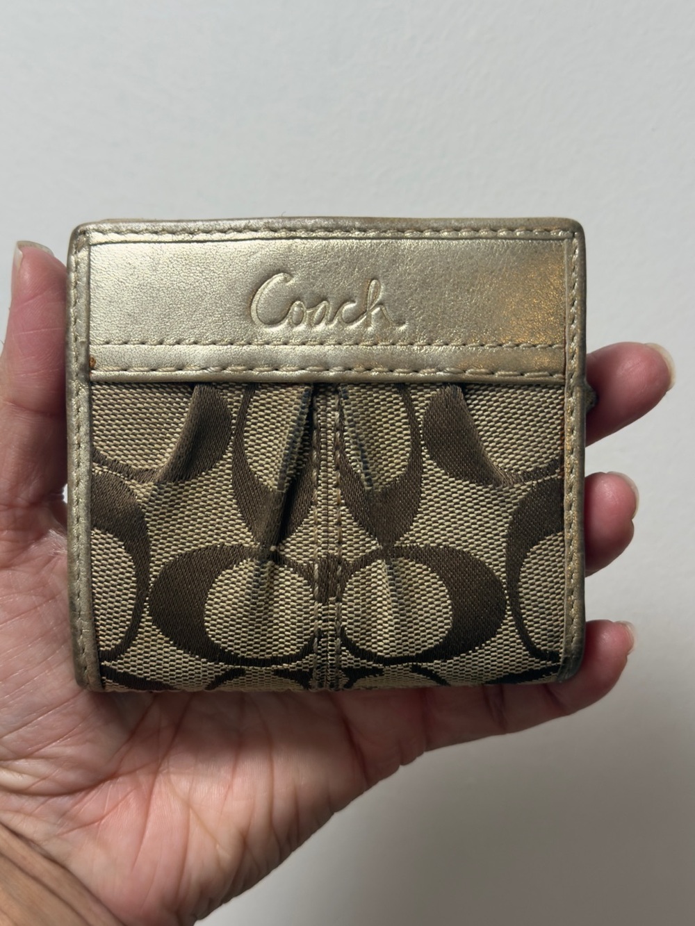 Y2K coach signature wallet